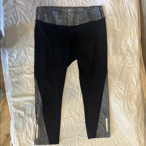 Black and Gray Athletic Leggings